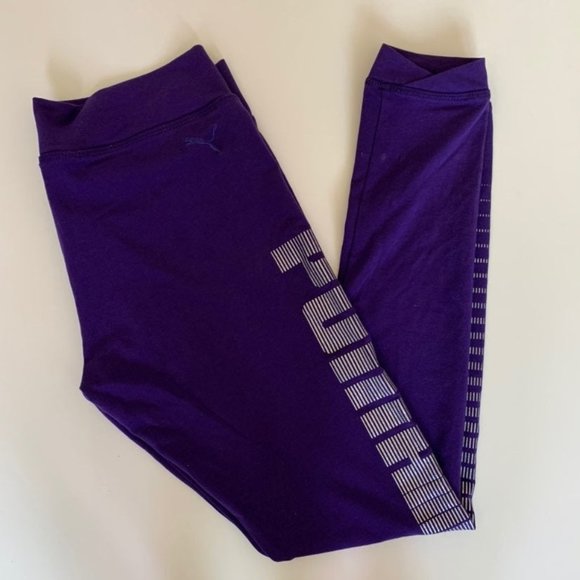 Puma Pants - Puma purple Leggings ladies Sz S